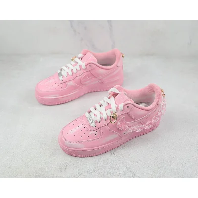 Nike Air Force 1 Low "Neon Pink/Chain" фото № 5
