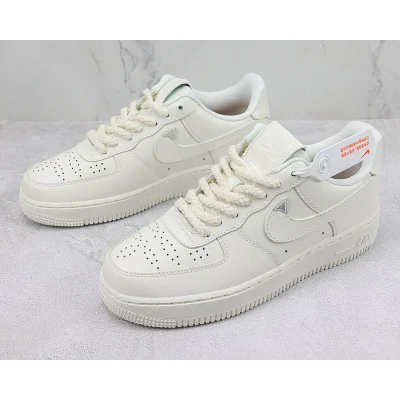 Nike Air Force 1 Low "White/Chromium Swoosh" фото № 5