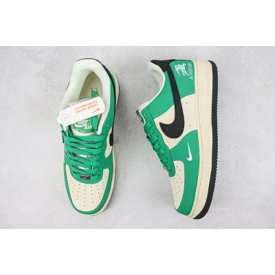 Burberry x Nike Air Force 1 Low "Beige White/Green/Black" фото № 7