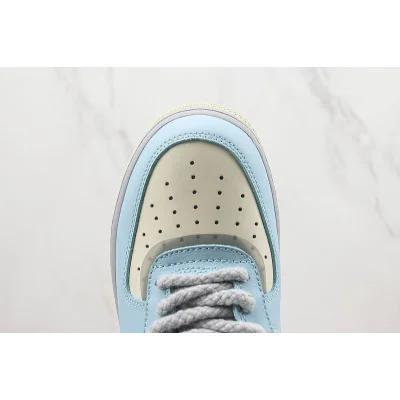 Comme des Garcons x Nike Air Force 1 Low "Blue/Cream White/Grey" фото № 4