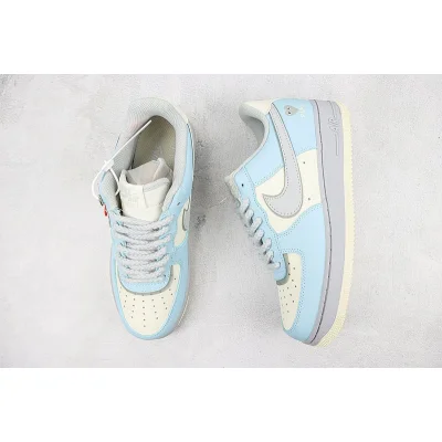 Comme des Garcons x Nike Air Force 1 Low "Blue/Cream White/Grey" фото № 7