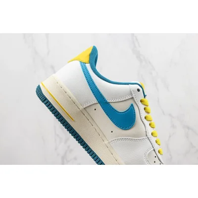 Nike Air Force 1 Low "White/Sky Blue/Yellow" фото № 3 Nike Air Force 1 Low "White/Sky Blue/Yellow" фото № 3