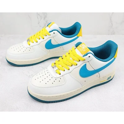 Nike Air Force 1 Low "White/Sky Blue/Yellow" фото № 5 Nike Air Force 1 Low "White/Sky Blue/Yellow" фото № 5