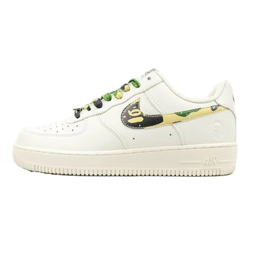 Bape x Air Force 1 Low "Black/Yellow Camo"