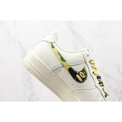Bape x Air Force 1 Low "Black/Yellow Camo" фото № 3