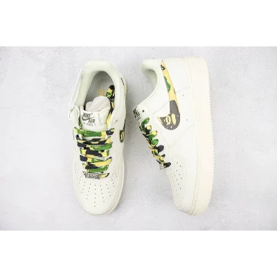 Bape x Air Force 1 Low "Black/Yellow Camo" фото № 6
