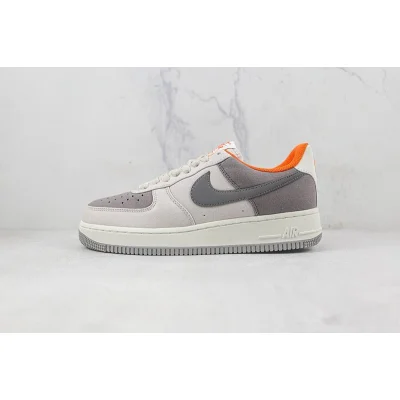 Nike Air Force 1 Low "Linen Grey/Orange" фото № 2 Nike Air Force 1 Low "Linen Grey/Orange" фото № 2