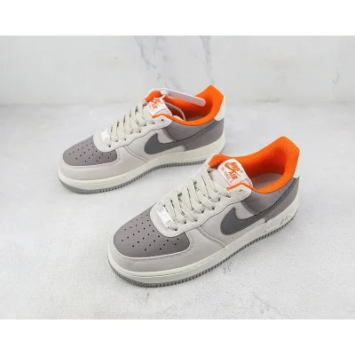 Nike Air Force 1 Low "Linen Grey/Orange" фото № 5 Nike Air Force 1 Low "Linen Grey/Orange" фото № 5