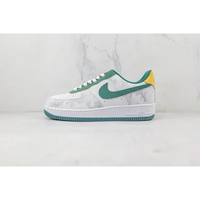 Nike Air Force 1 Low "Khaki Grey/University Green/White" фото № 2