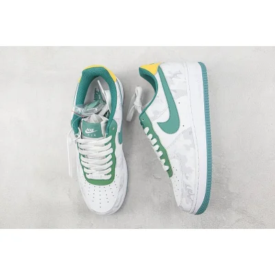 Nike Air Force 1 Low "Khaki Grey/University Green/White" фото № 6