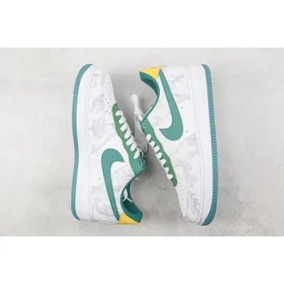 Nike Air Force 1 Low "Khaki Grey/University Green/White" фото № 7