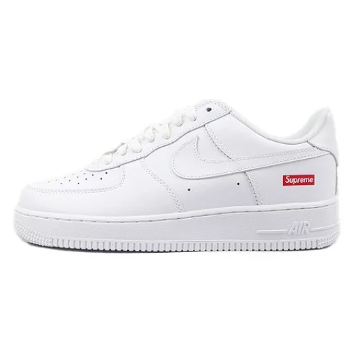 Supreme x Nike Air Force 1 Low "White/Mini-logo Red"