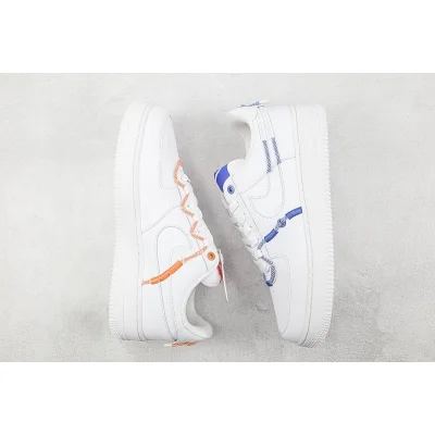 Nike Air Force 1 Low "Safety Blue/Orange" фото № 7