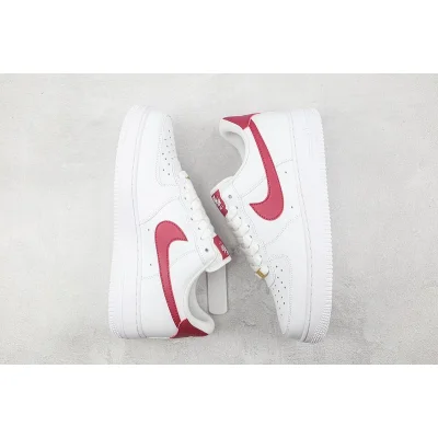 Nike Air Force 1 Low "White/Noble Red" фото № 7