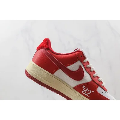 Nike Air Force 1 Low "Good Bye Christmas Red/White" фото № 3