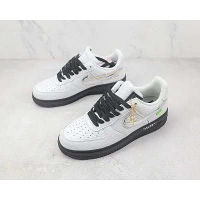Louis Vuitton x Nike Air Force 1 Low "White/Grey/Monogram" фото № 5