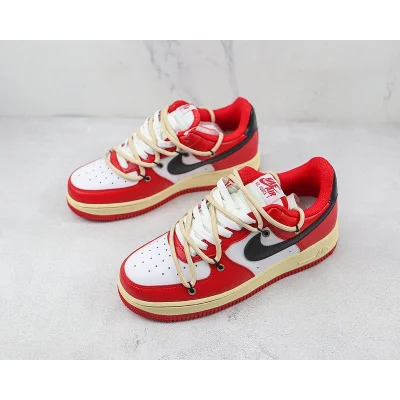 Nike Air Force 1 07 Low "University Red/White" фото № 5