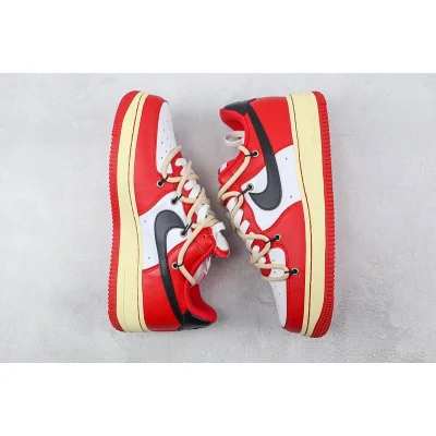 Nike Air Force 1 07 Low "University Red/White" фото № 6