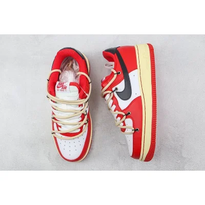Nike Air Force 1 07 Low "University Red/White" фото № 7