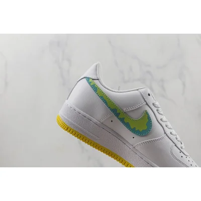Nike Air Force 1 07 Low "White/Blue/Yellow" фото № 4