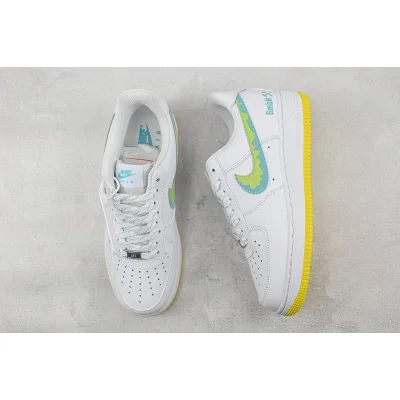 Nike Air Force 1 07 Low "White/Blue/Yellow" фото № 7