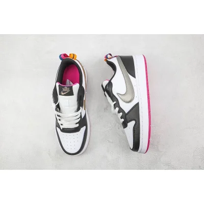 Nike Court Borough Low 2 "Off Noir Pink Prime" фото № 7