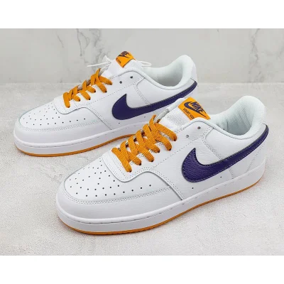 Nike Court Vision Low "White/Navy Violet" фото № 5