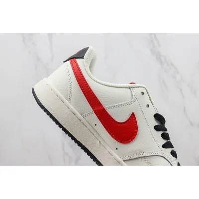 Nike Court Vision Low "White/Red" фото № 3