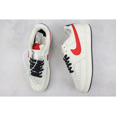 Nike Court Vision Low "White/Red" фото № 7