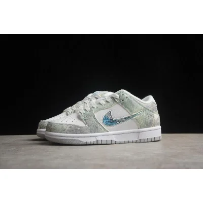 Nike Dunk Low Retro "White/Cyan" фото № 6