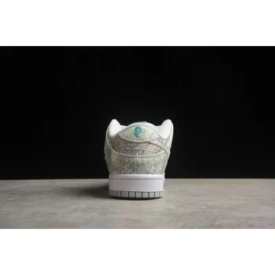 Nike Dunk Low Retro "White/Cyan" фото № 2