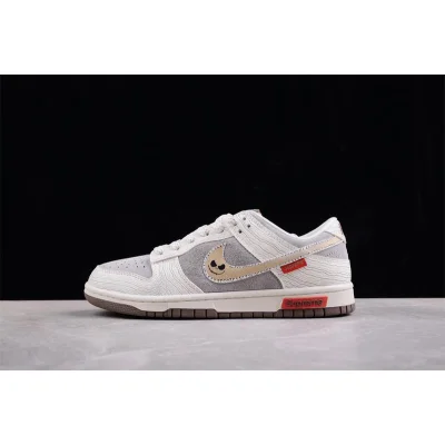 Supreme x Nike Dunk Low "Wood/Grays" фото № 7