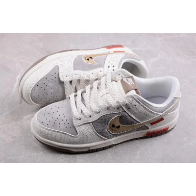 Supreme x Nike Dunk Low "Wood/Grays" фото № 4
