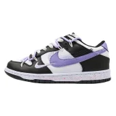 Nike Dunk Low Multi Swoosh "White/Black/Violet"