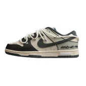 PandaPrank x Nike Dunk Low "Green and Beige"