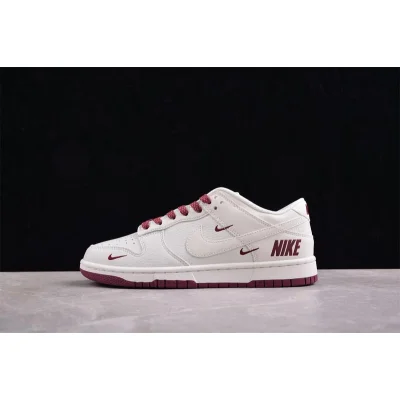 Nike Dunk Low "Triple Swoosh/Ivory/Red" фото № 5