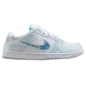 Wave Art x Nike Dunk Low "White/Blue"