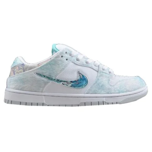 Wave Art x Nike Dunk Low "White/Blue"
