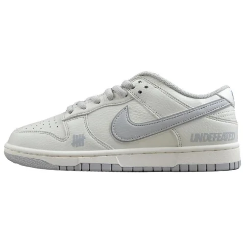 Undefeated x Nike SB Dunk Low "White/Grey"