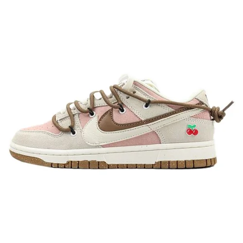 Nike Dunk Low SE 85 Double Swoosh "Grey/Cherry"