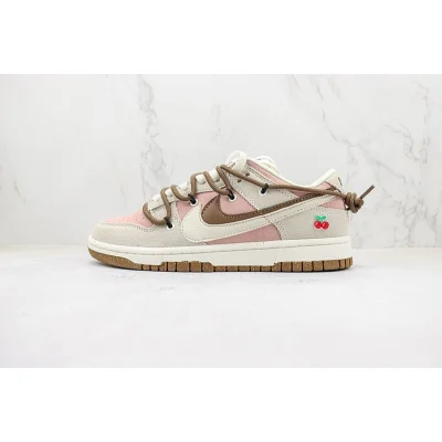 Nike Dunk Low SE 85 Double Swoosh "Grey/Cherry" фото № 2