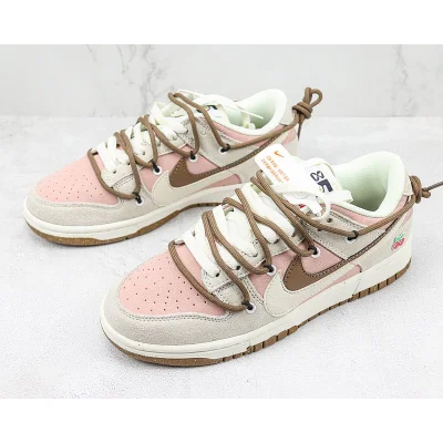 Nike Dunk Low SE 85 Double Swoosh "Grey/Cherry" фото № 5