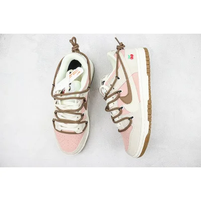 Nike Dunk Low SE 85 Double Swoosh "Grey/Cherry" фото № 6