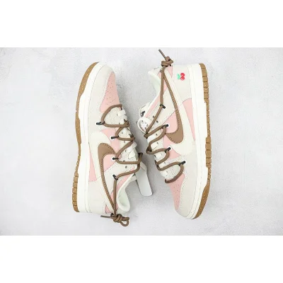 Nike Dunk Low SE 85 Double Swoosh "Grey/Cherry" фото № 7