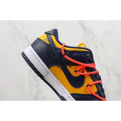 Off White X Nike Dunk Low «University Gold» фото № 3