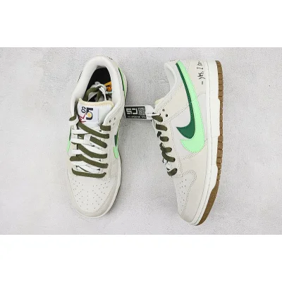 Nike Dunk Low SE 85 Double Swoosh "Gray/Green" фото № 6