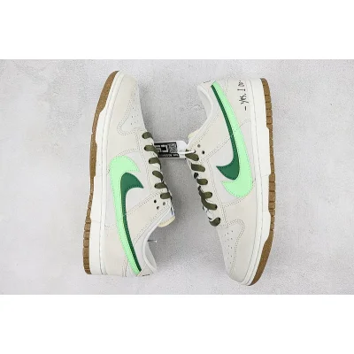 Nike Dunk Low SE 85 Double Swoosh "Gray/Green" фото № 7