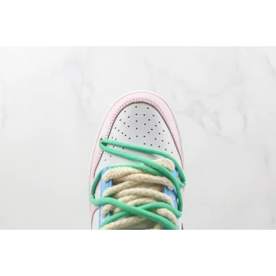 Nike Dunk Low Retro "White/Blue/Green/Brown/Red/Pink" фото № 3