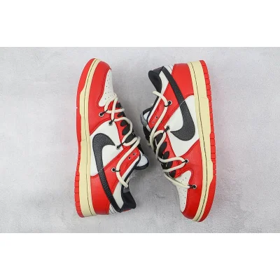 Nike SB Dunk Low Retro XD "Beige/Red/Black" фото № 7