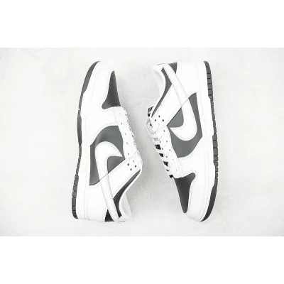 Nike Dunk Low "White/Black/Perforated" фото № 6